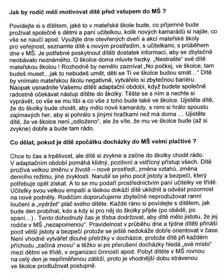 informace