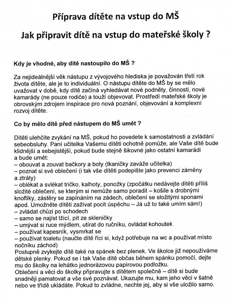 informace